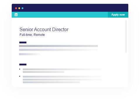 Account Director role screenshot